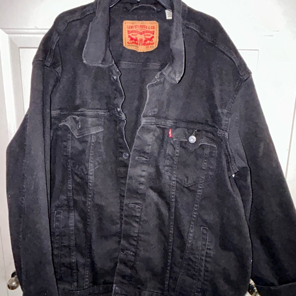 Levi's Black Denim Trucker Jacket - Men's Lightweight